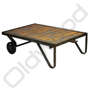 Industriële trolley grijs Industriële trolley grijs